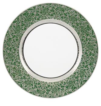 Assiette à  diner vert - Raynaud